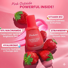 Strawberry Bright 10% Niacinamide Face Serum – 30ml