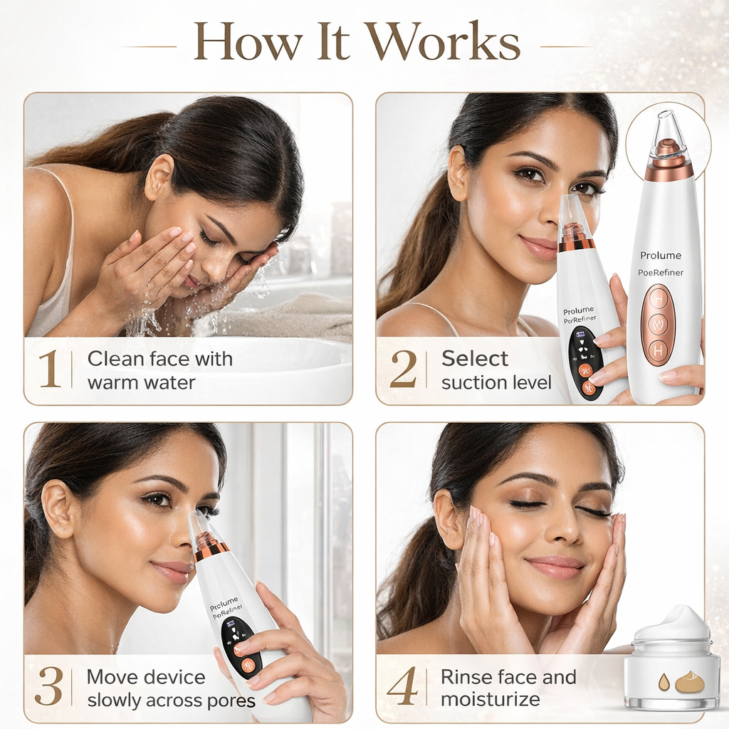 PoreRefiner 6-in-1 Electric Blackhead Remover