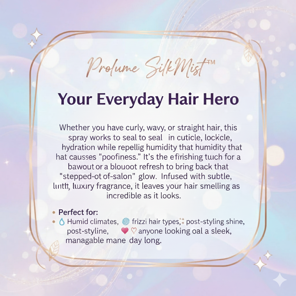 SilkMist Anti-Frizz & Shine Spray