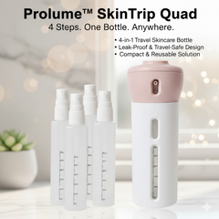 SkinTrip Quad Travel 4-in-1 Skincare Bottle