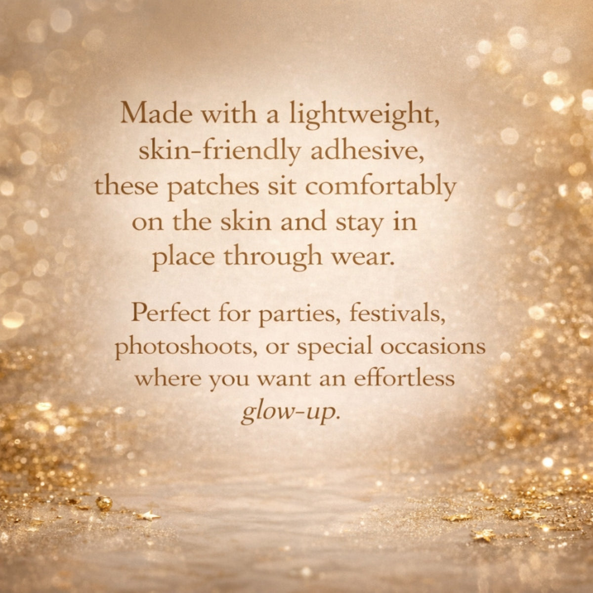Gold Speckles Makeup Patches