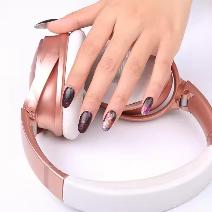 GlossPatch Instant UV Nail Stickers + UV/LED lamp (Pack of 4)