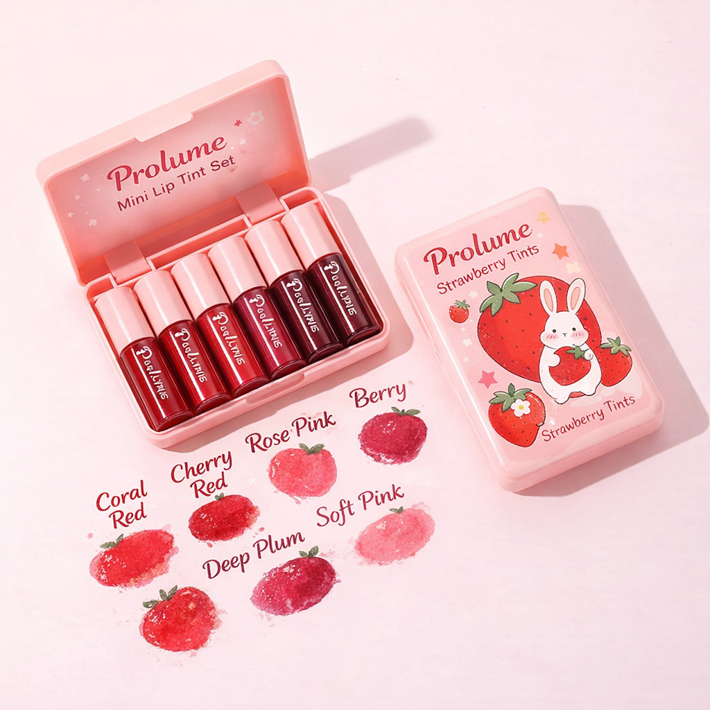 Mini Lip Tint Set – Soft Gloss Stain Collection