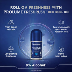 FreshRush Active Deo Roll-On (Pack of 3)