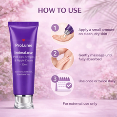 IntimaLuxe Pink Lips, Armpits & Nipple Cream – 30ml
