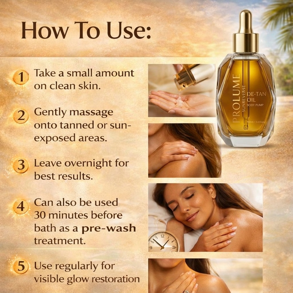 SunReverse De-Tan Oil