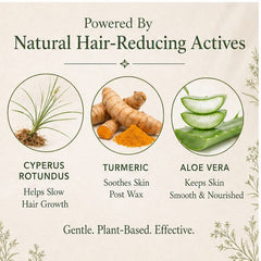 Cyperus Rotundus Advanced Hair Growth Reduction Oil with Turmeric & Aloe