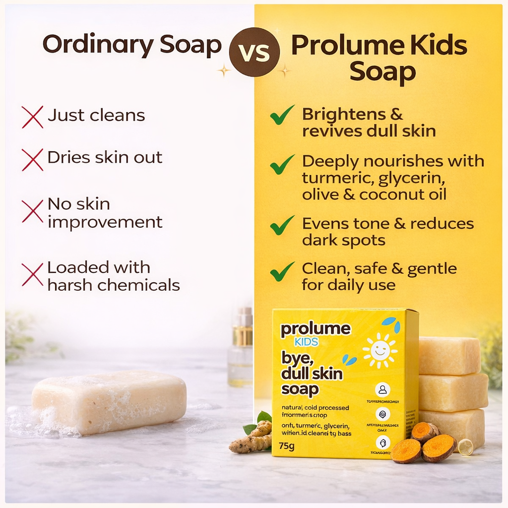 Dull Skin Turmeric Kids Soap – Pack of 3