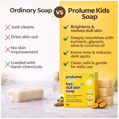 Dull Skin Turmeric Kids Soap – Pack of 3