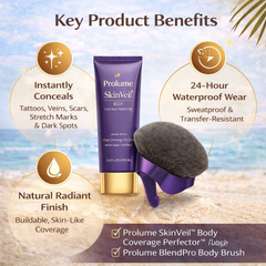 SkinVeil Body Coverage Perfector + BlendPro Body Brush