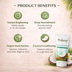 CrystalGlow Instant Spotlite Mask with Coconut Extracts