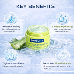Cryo Freeze Instant Cooling Face Mask  With 31% Skin Cooling Actives