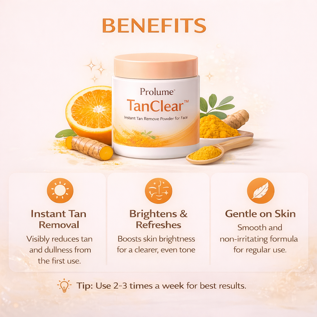 TanClear  Instant Tan Removal Powder for Face