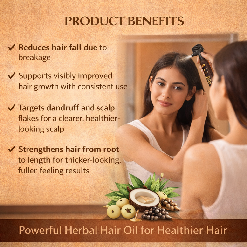 ScalpBoost Herbal Hair Growth Oil Spray
