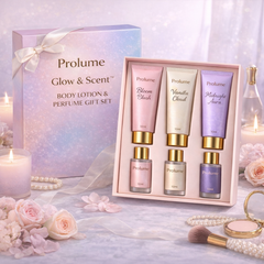 Prolume Glow & Scent™ Body Lotions + Perfumes Gift Set