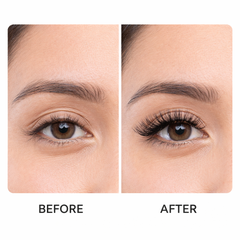 Natural Black Fake Eyelashes – Set of 6 Pairs with Lash Glue