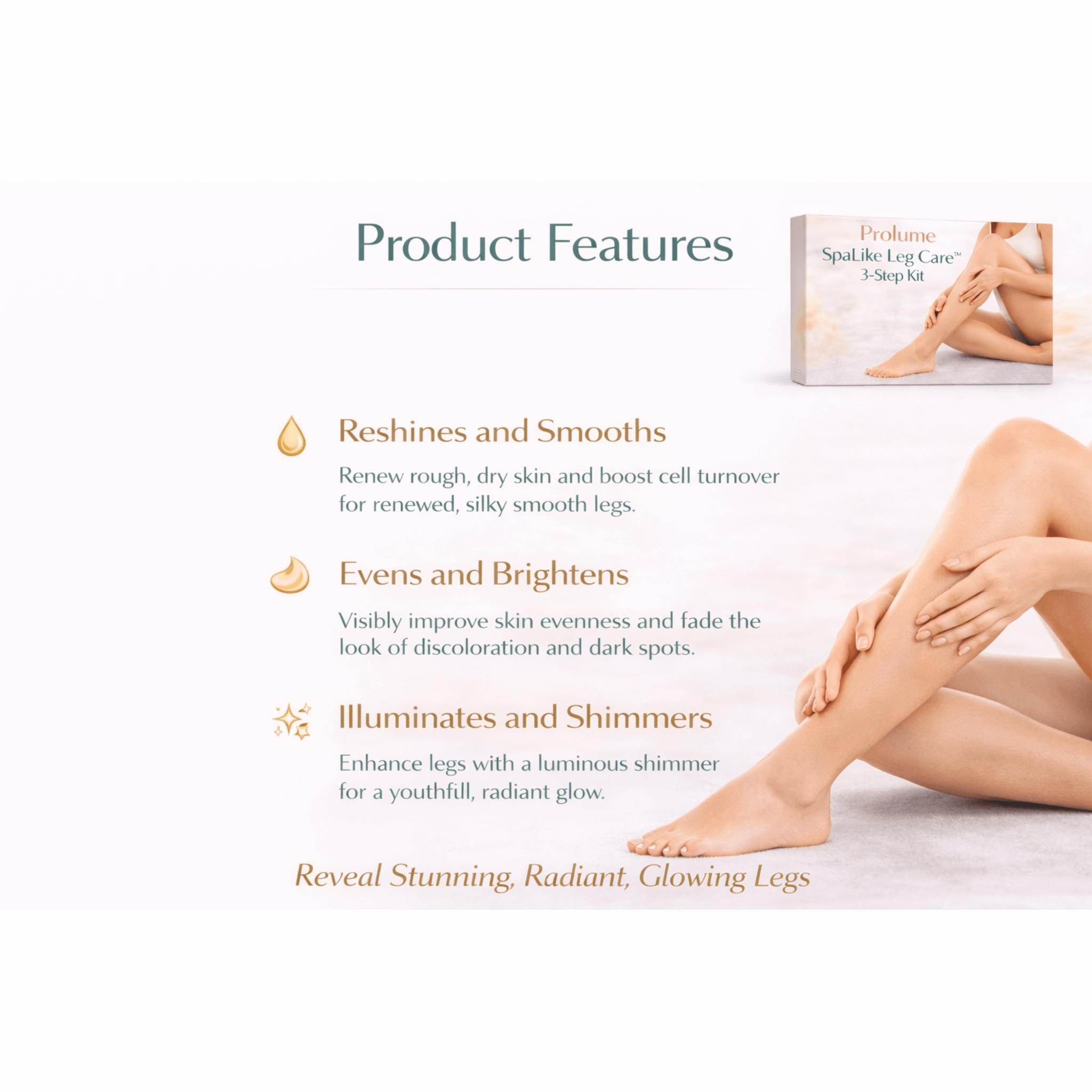Prolume SpaLike Leg Care™ 3-Step Kit