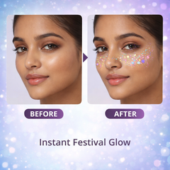 GlintAura Face Spark Stickers