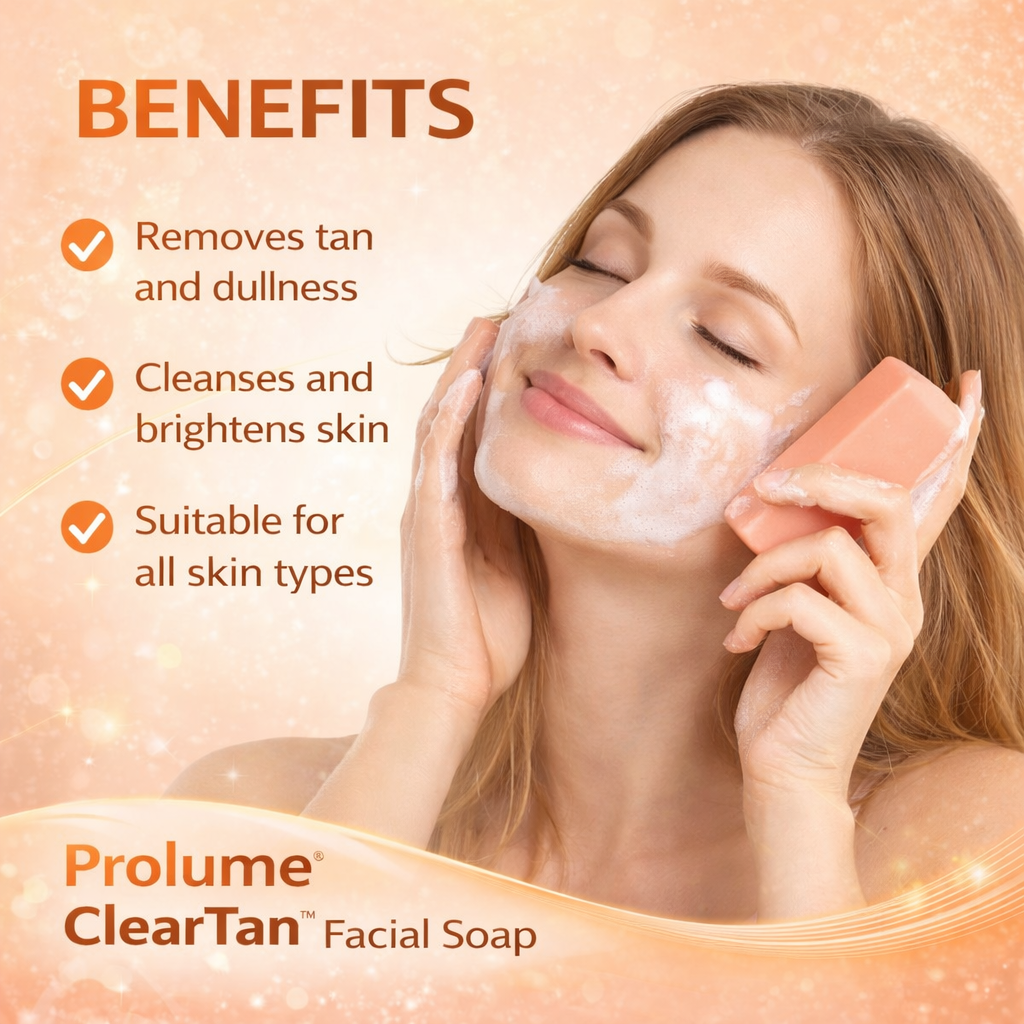 ClearTan Facial Soap  Tan Removal & Brightening Cleanse (Pack of 3)