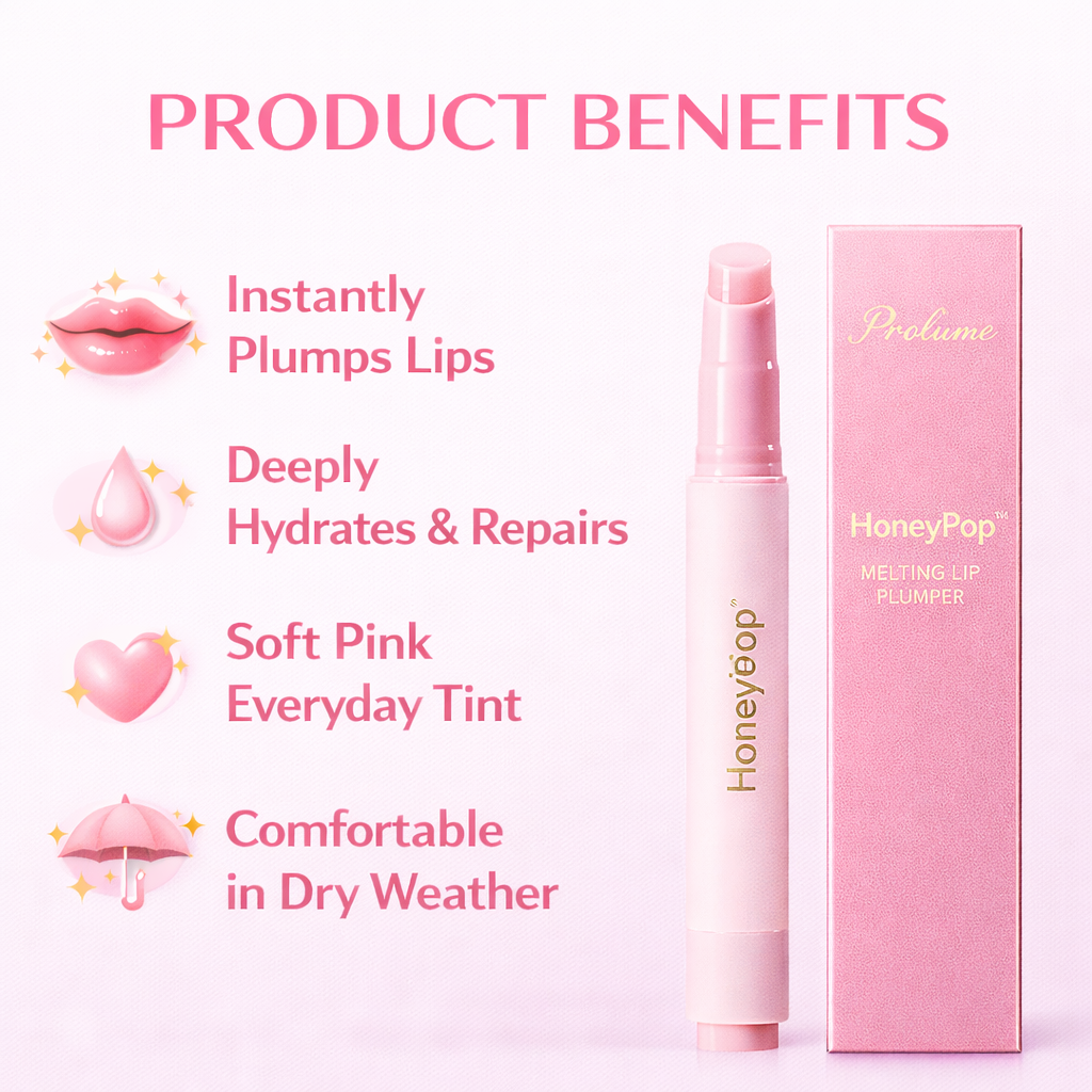 HoneyPop Melting Lip Plumper – Soft Pink