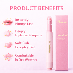 HoneyPop Melting Lip Plumper – Soft Pink