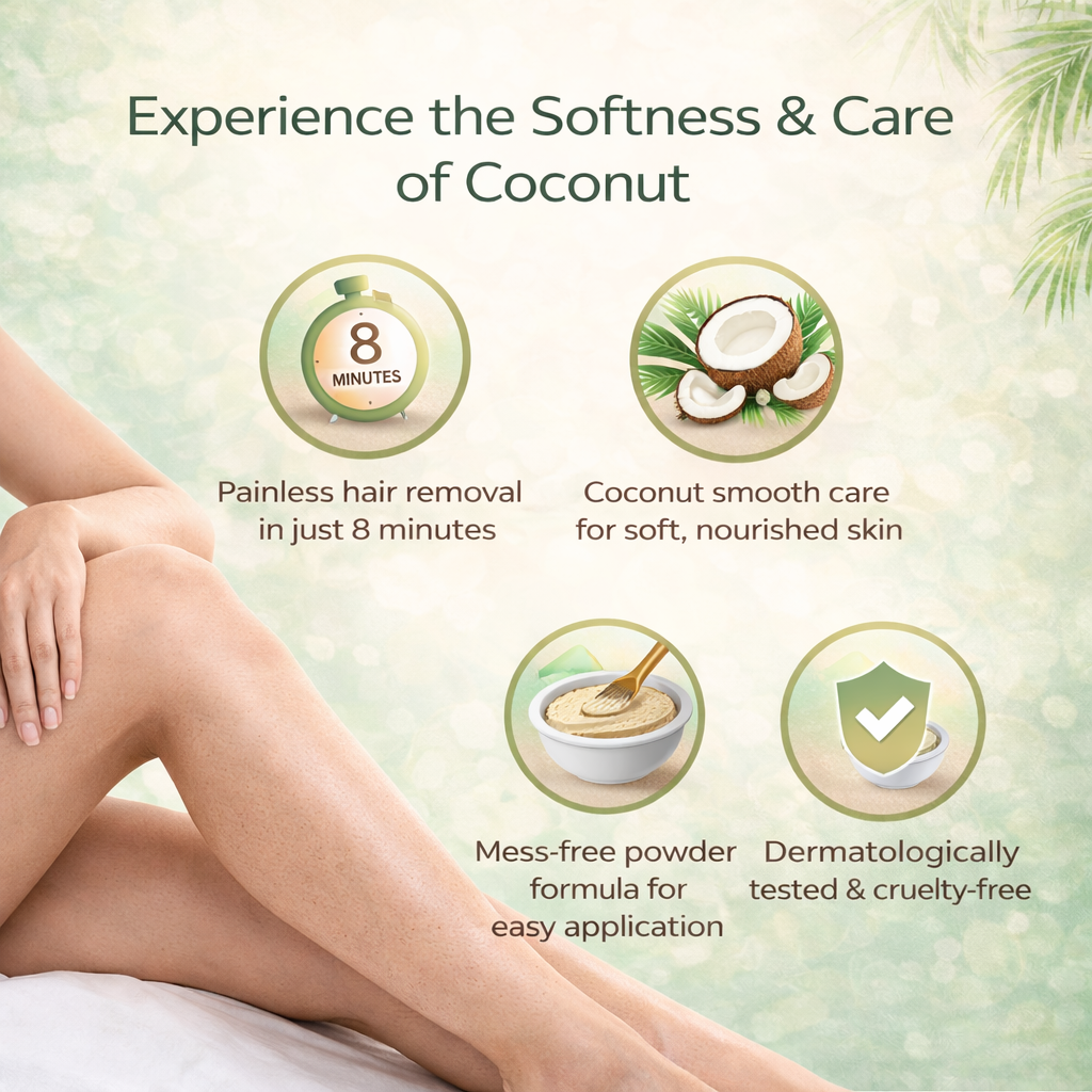 Cocosoft SilkTouch Hair Removal Powder
