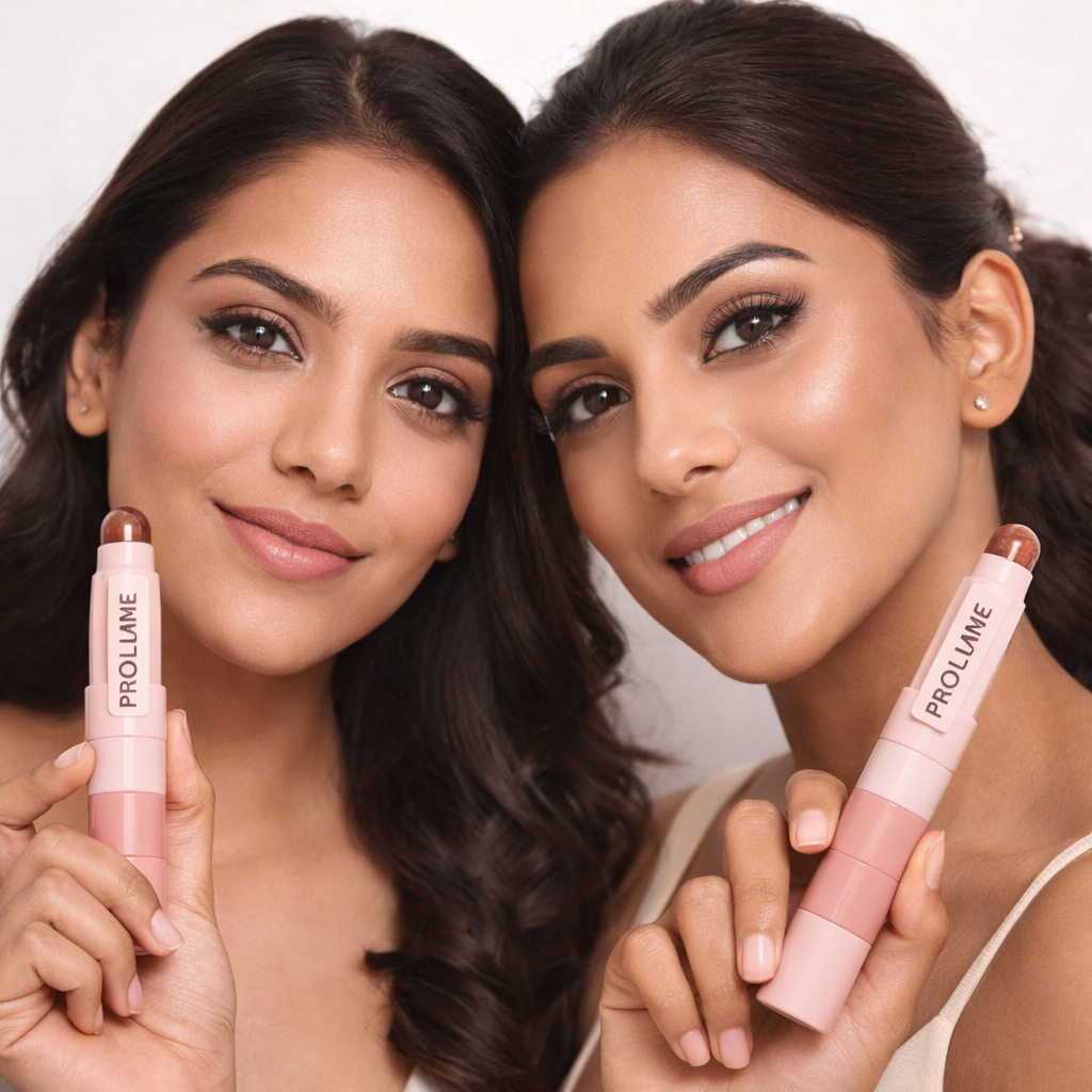 FaceHack 4-in-1 Pen  Multi-Use Face Pen (Contour, Bronzer, Matte & Shimmer Highlight)