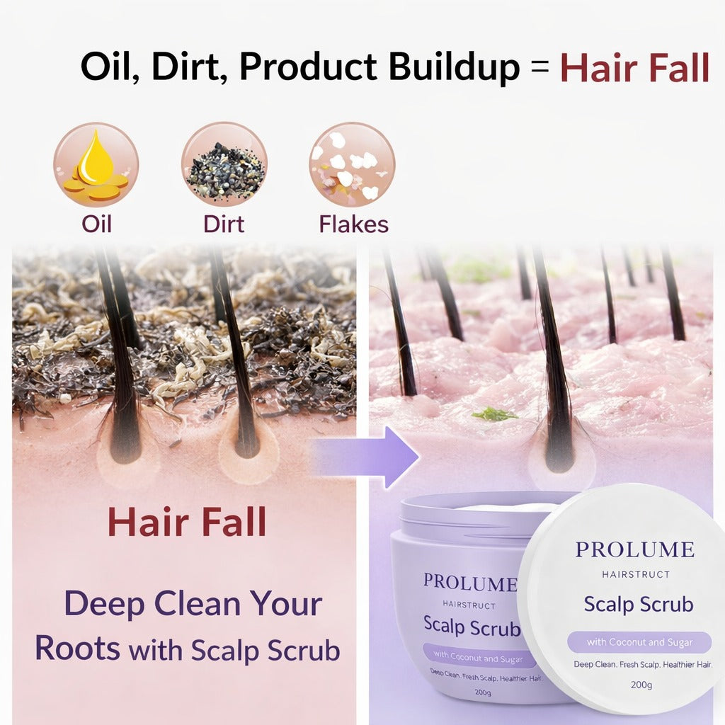 HairStruct Scalp Scrub with Coconut and Sugar