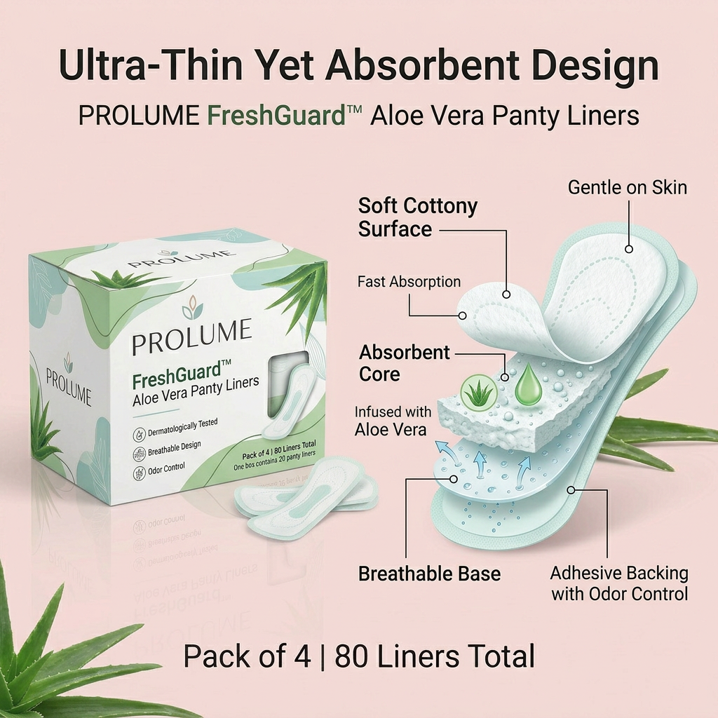 Aloe Vera Panty Liners (Pack of 4)