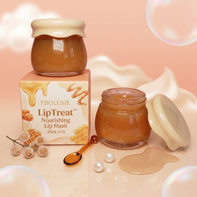 LipTreat Nourishing Lip Mask (Pack of 2)  Deep Repair | Hydrating Lip Care | Soft & Smooth Lips