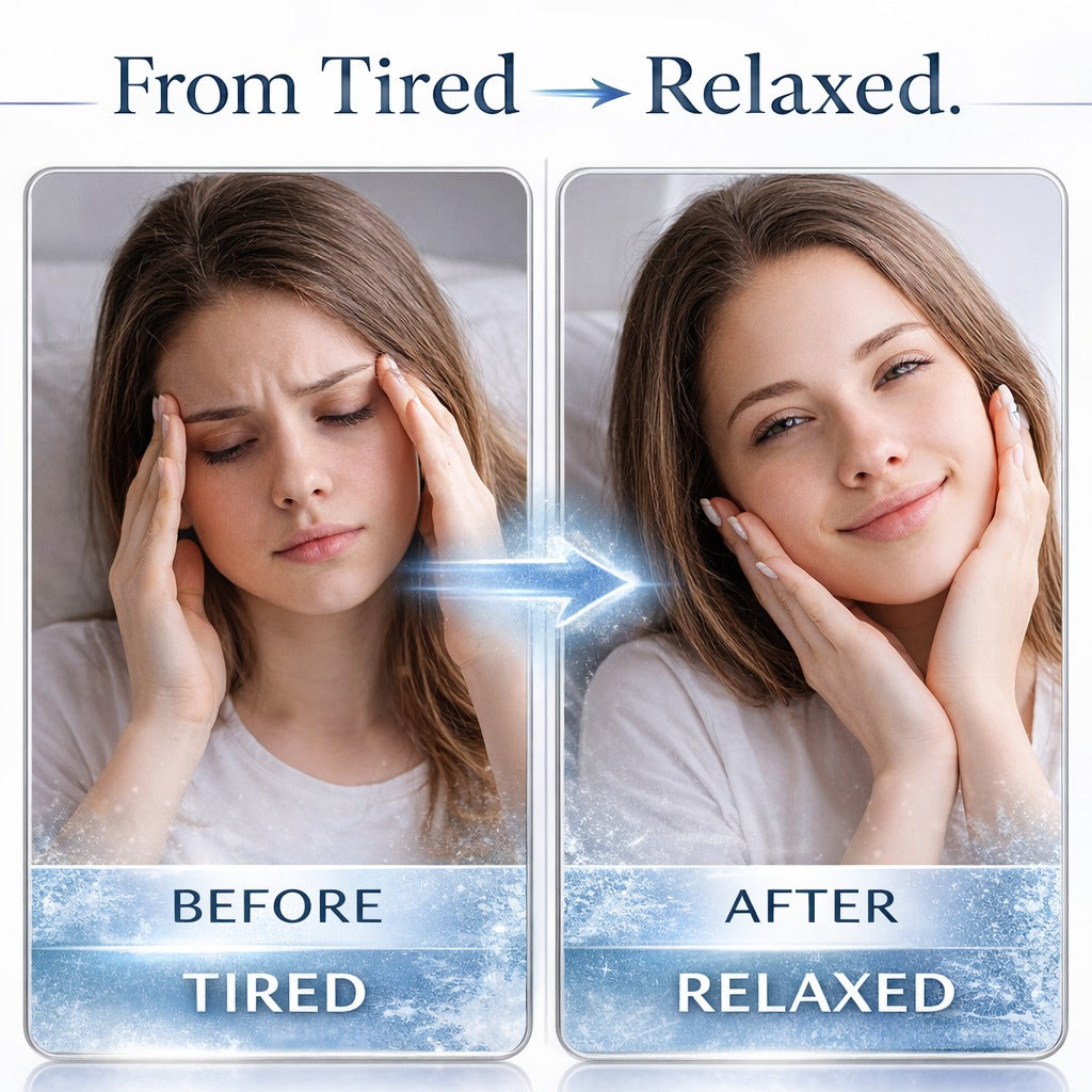 CoolRelief Eye Mask  For Summer Heat Relief & Stressed Eye Relaxation