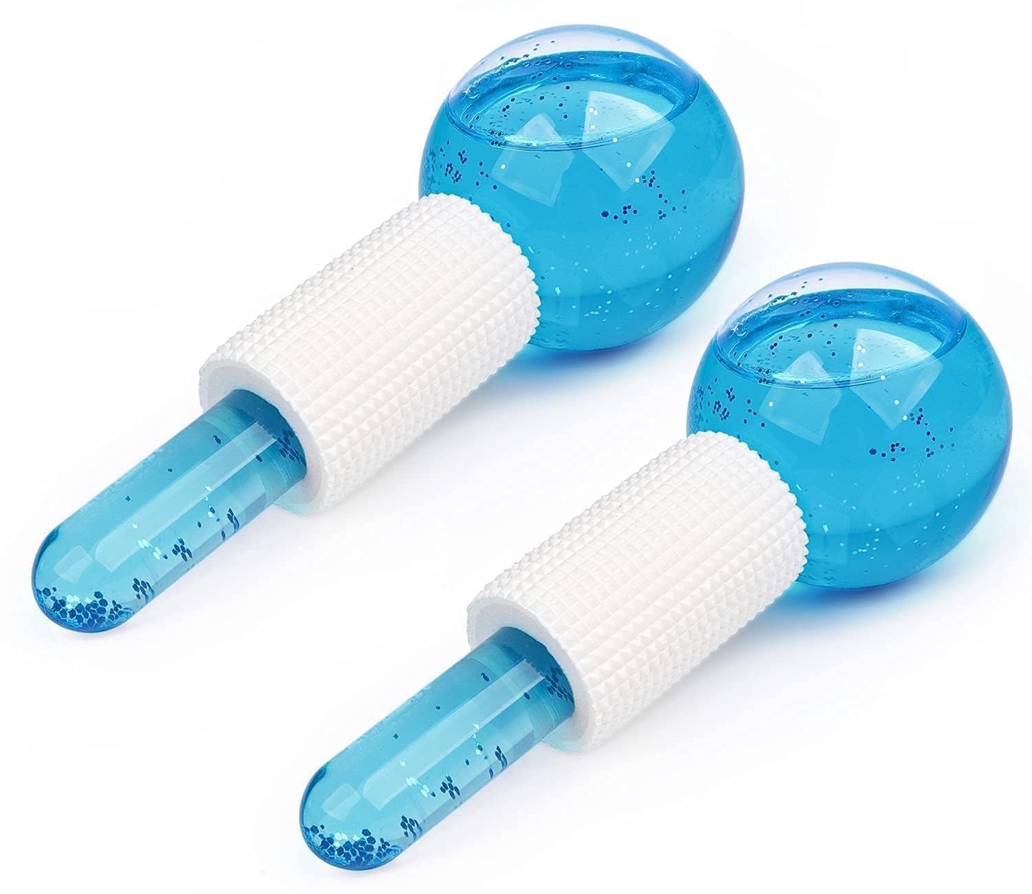 IceGlow Facial Ice Globes – Cooling Cryo Face Massage Tool