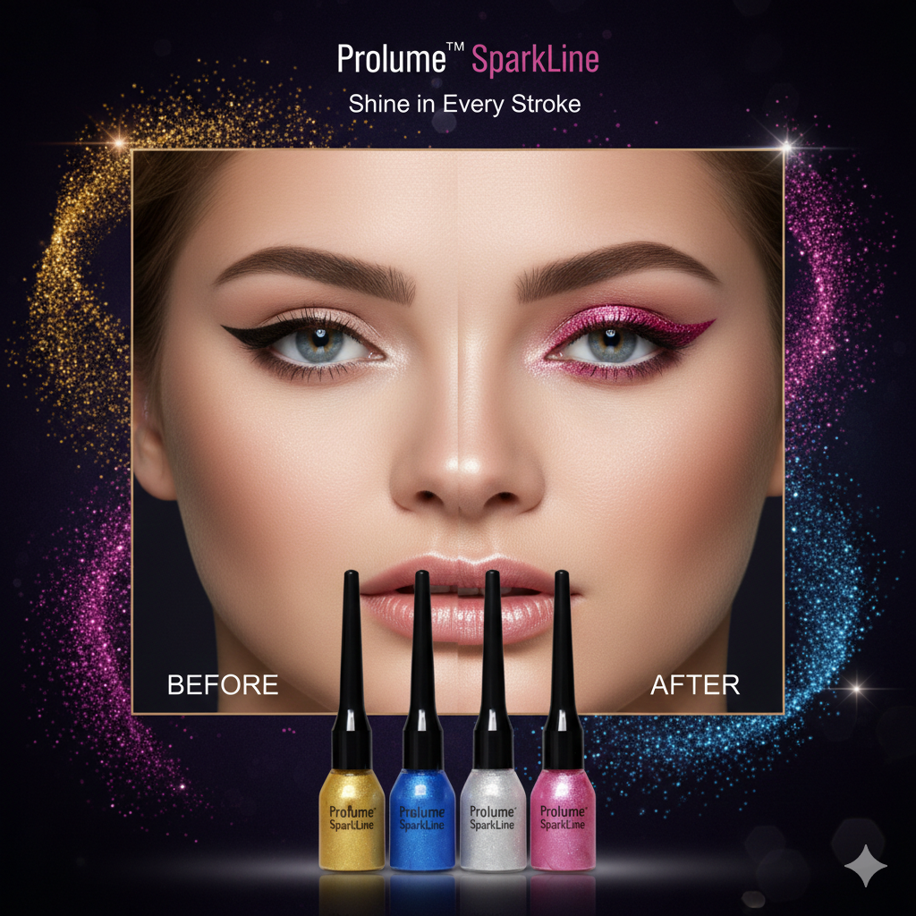 SparkLine Glitter Eyeliner - set of 4
