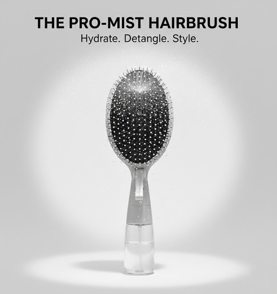 HydraComb Mist Spray Hair Brush