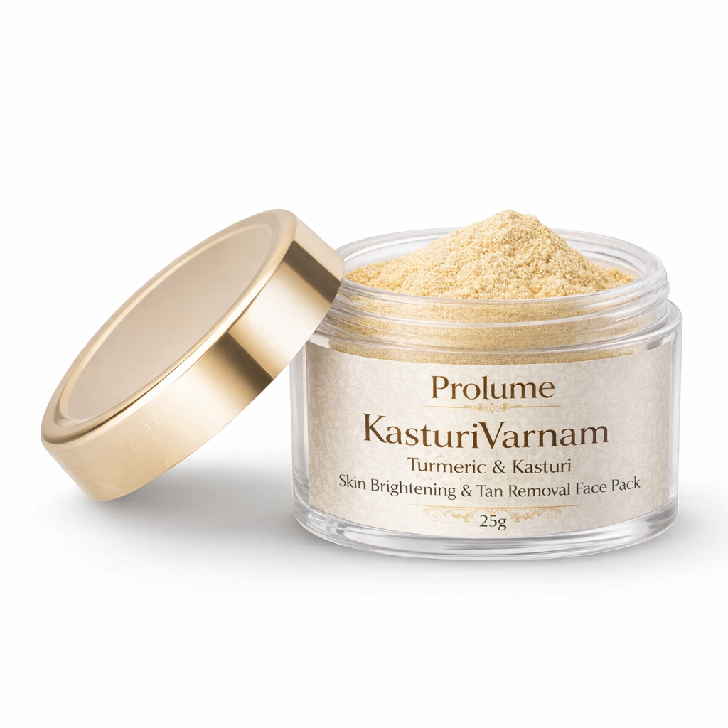 Kasturi Varnam Turmeric & Kasturi Skin Brightening & Tan Removal Face Pack