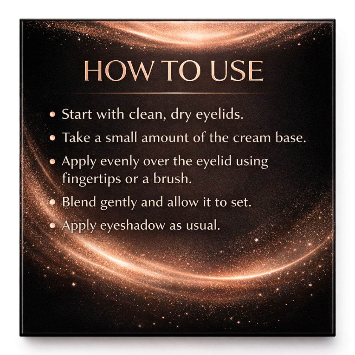 Eyeshadow Base – Cream Format