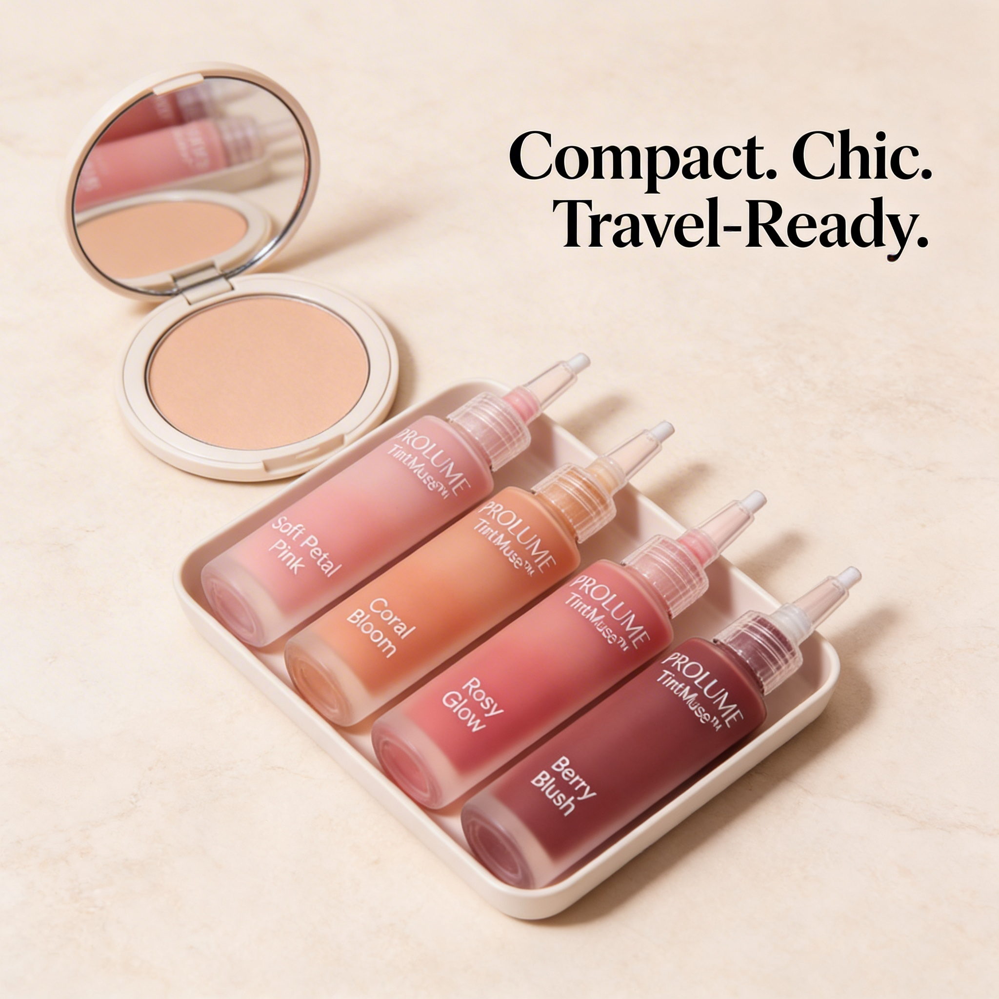 TintMuse Liquid Blush Tint Set  Set of 4 | Precision Injection-Type Bottles
