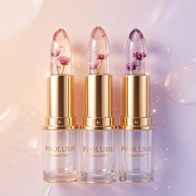 BloomTint Jelly Flower Lipstick – Pack of 3