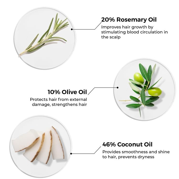 RosemaryRush Hair Oil Shots