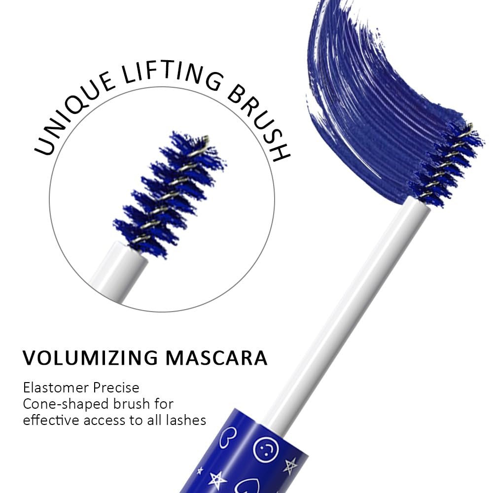 ColorLash Mascara Trio – Midnight Blue, Wine Maroon & Blush Pink (Pack of 3)
