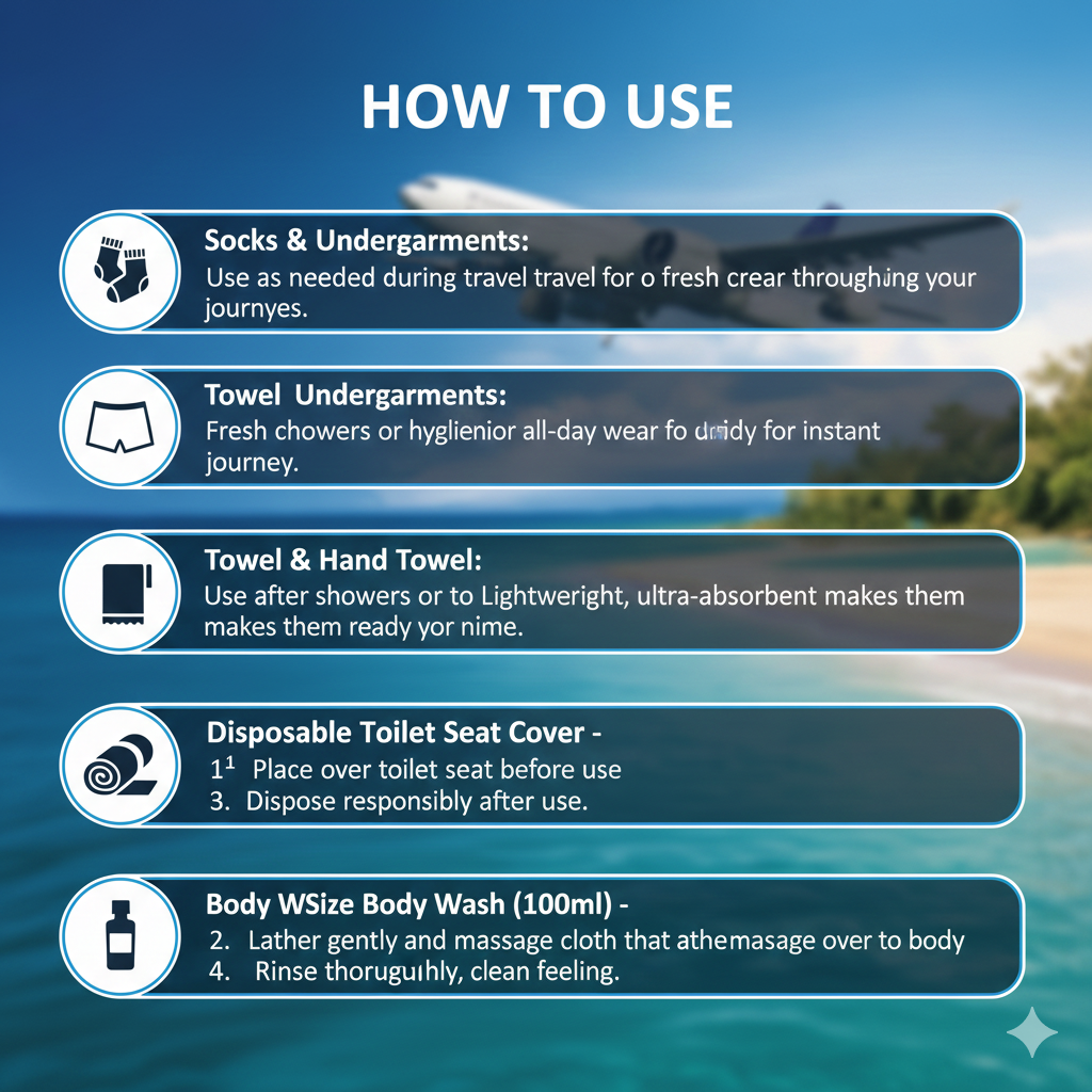 TravelEssentials Complete Hygiene Kit