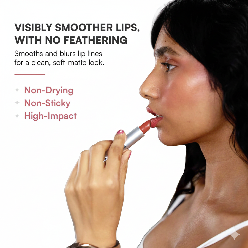 PeachyGlam Shiny Glitter Lipstick