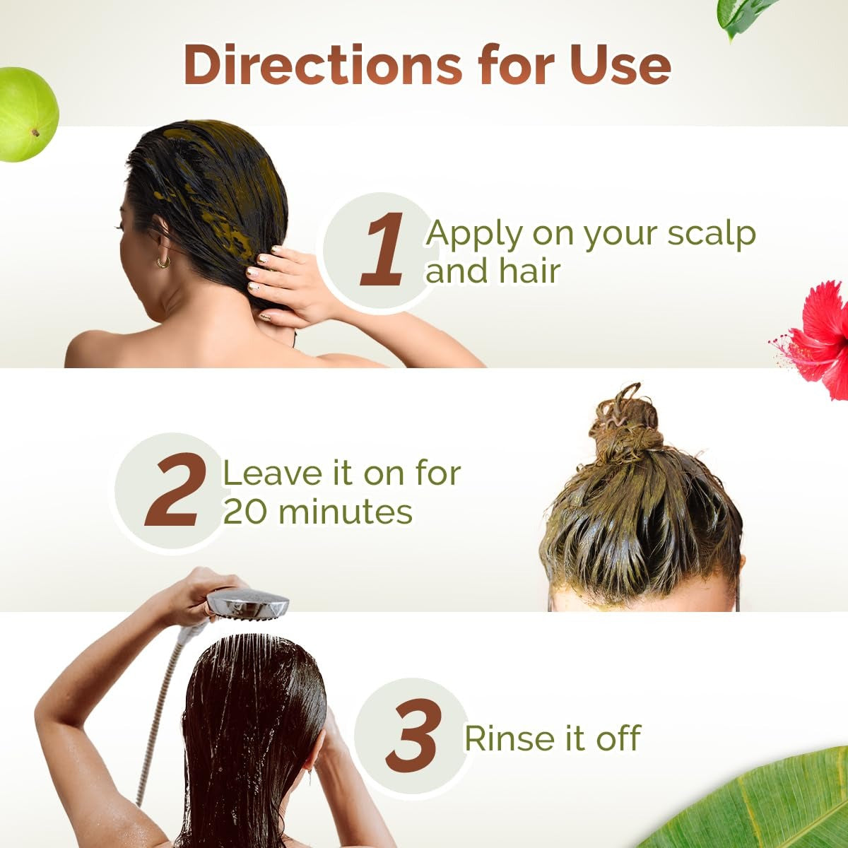 KeralaShakti 12-Herb Pre-Shampoo Hair Mask-Pack of 2