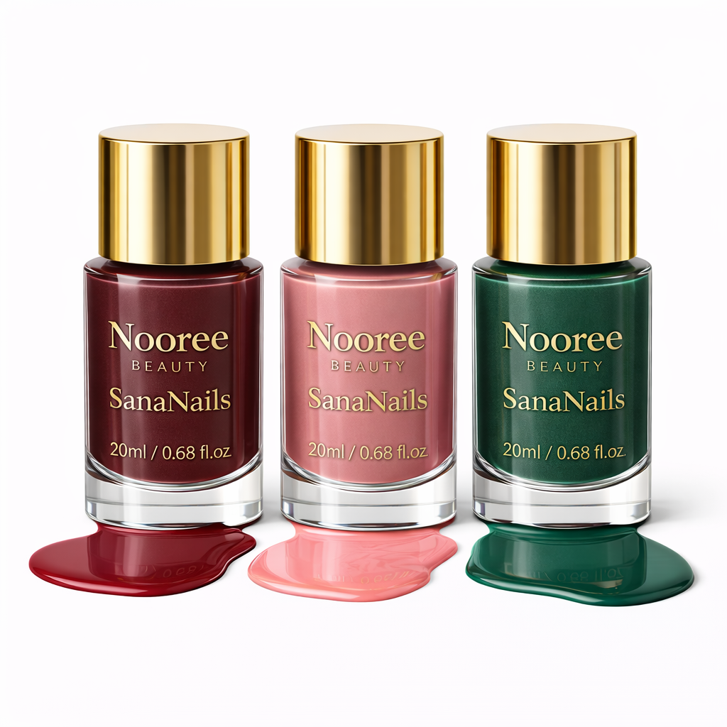 Nooree Beauty SanaNails Peel-Off Nail Polish Trio