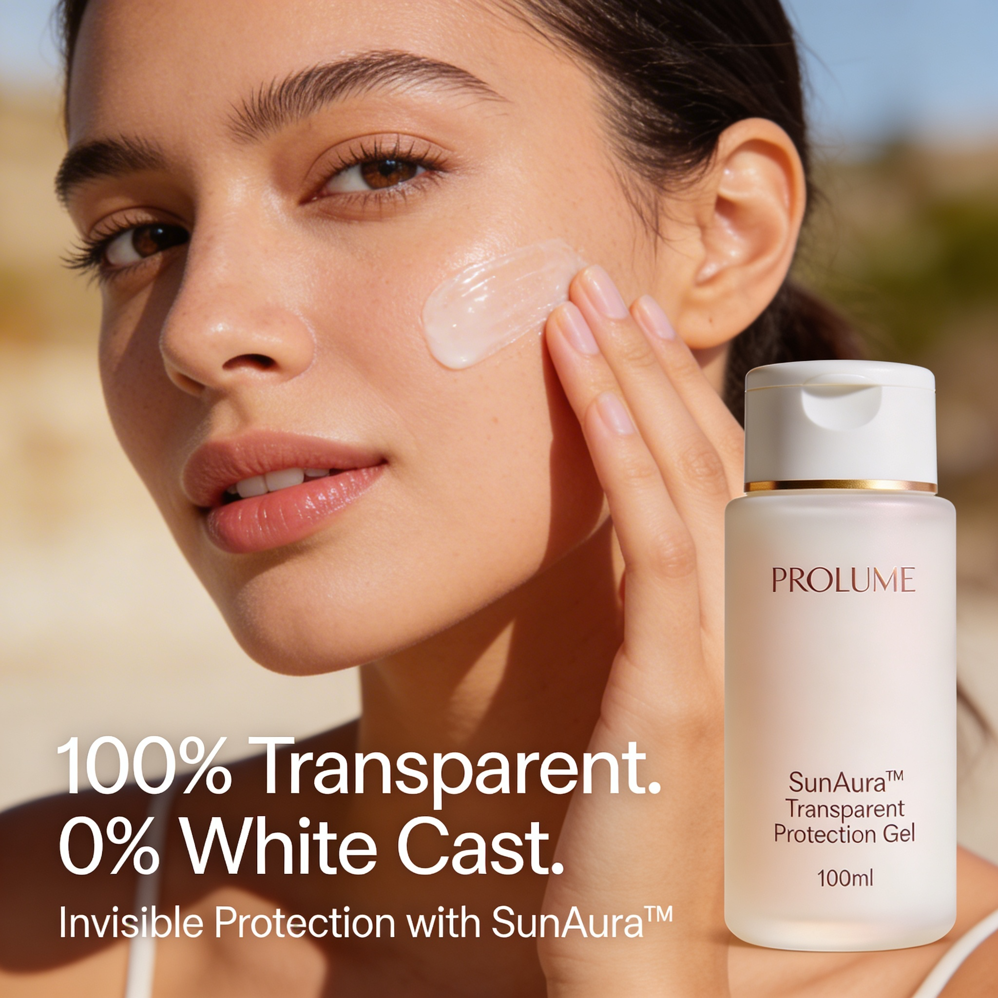 SunAura Transparent Protection Gel  Flip-Top Bottle
