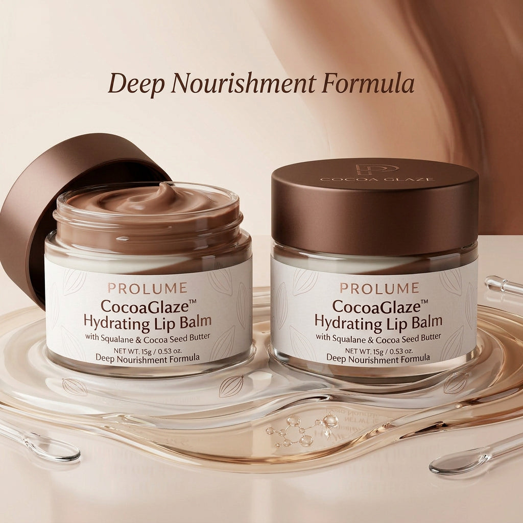 CocoaGlaze Hydrating Lip Balm (Pack of 2)  Chocolate Lip Care | Deep Hydration | Smooth, Glossy Lips