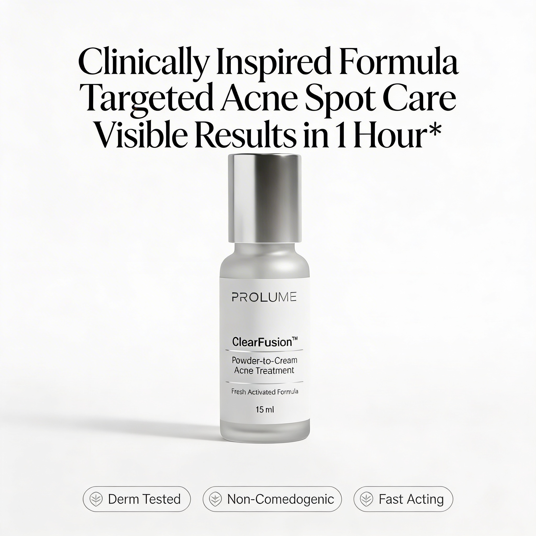 ClearFusion Powder-to-Cream Acne Treatment