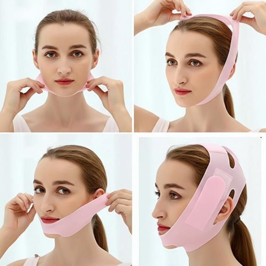 VShape Silicone Face Lift Mask-Pack of 2