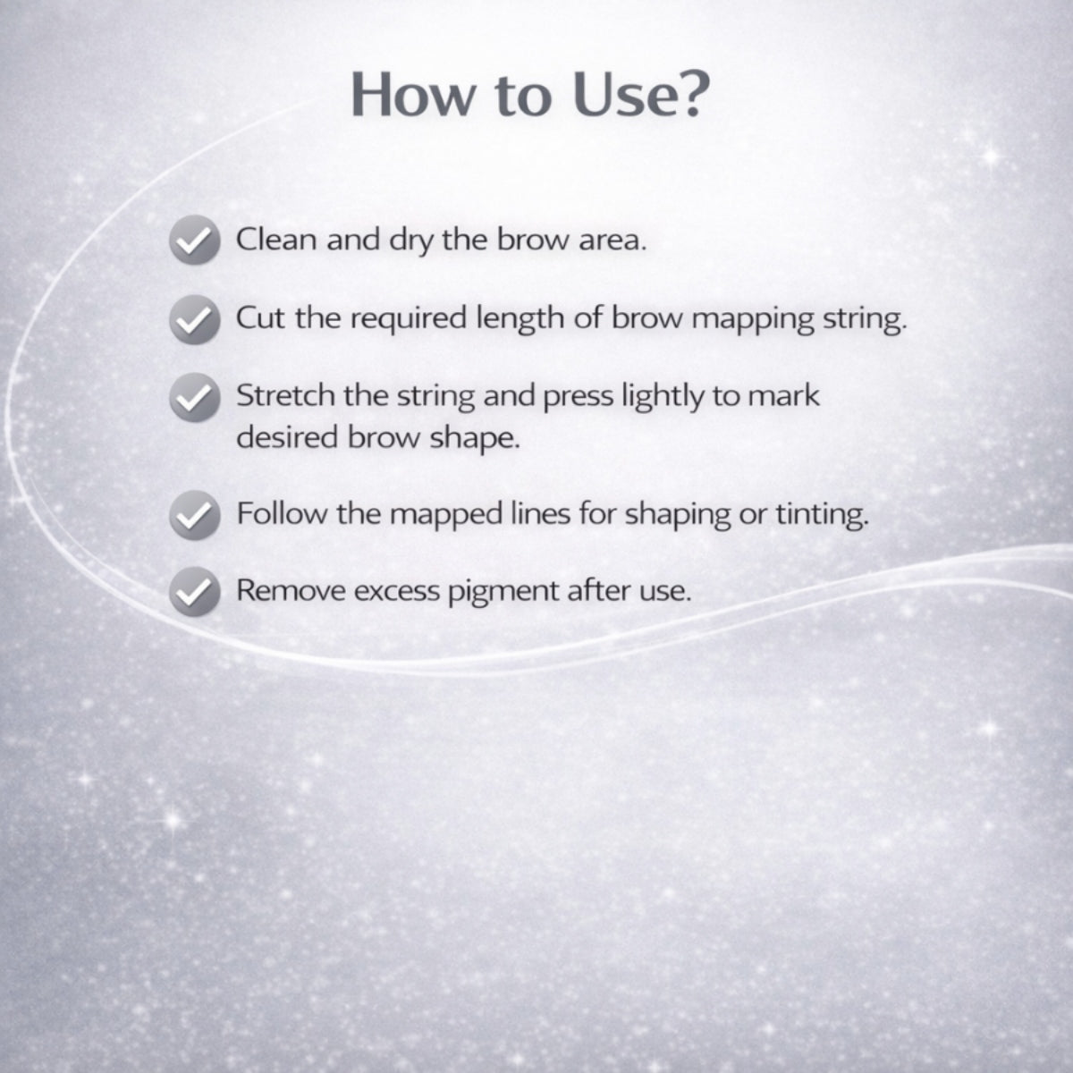 White Brow Mapping String