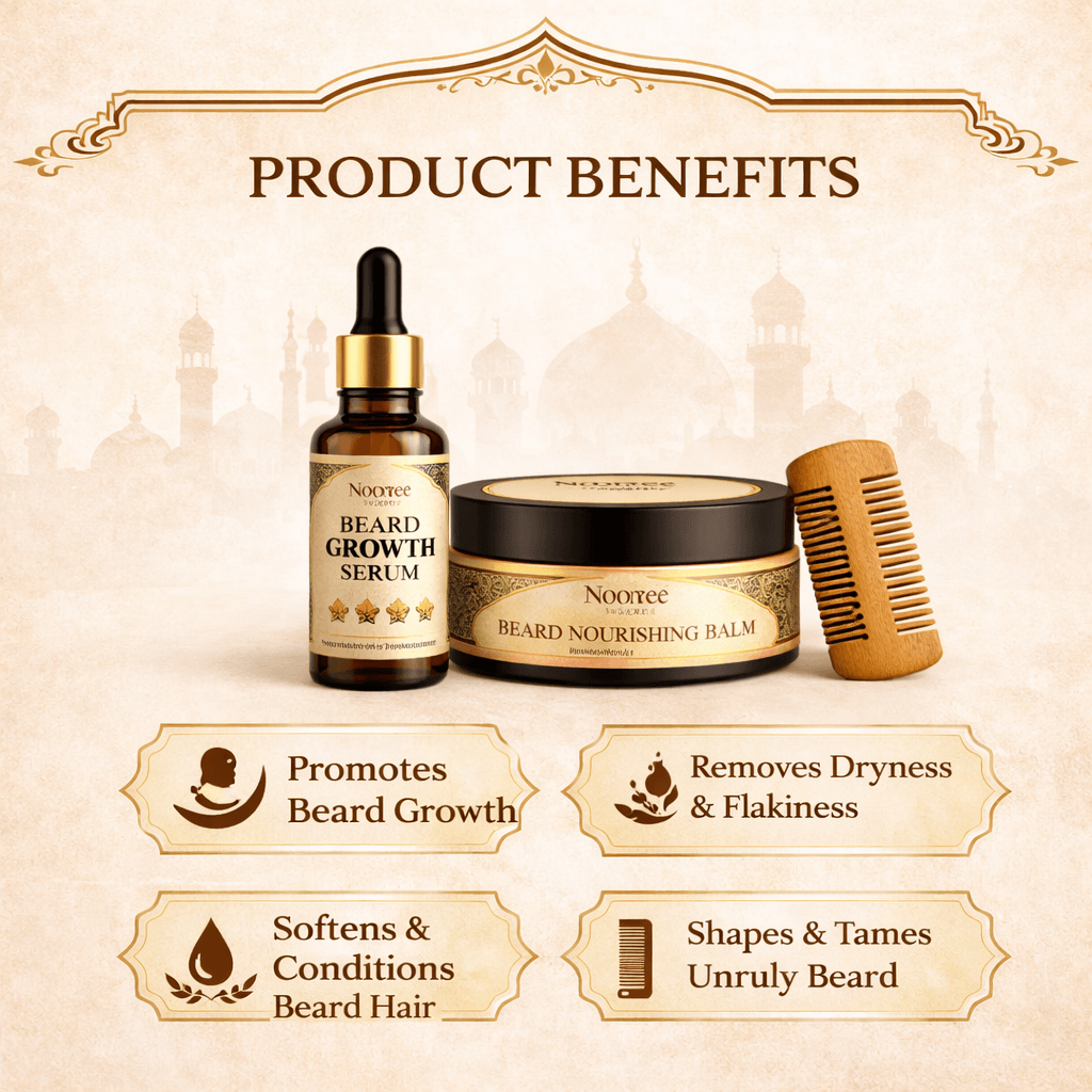 Nooree Beauty Nawab Beard Grooming Kit for Men